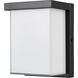 Sommar LED 8 inch Powder Coated Black Outdoor Wall Sconce